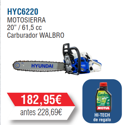 MOTOSIERRA HYUNDAI PRO