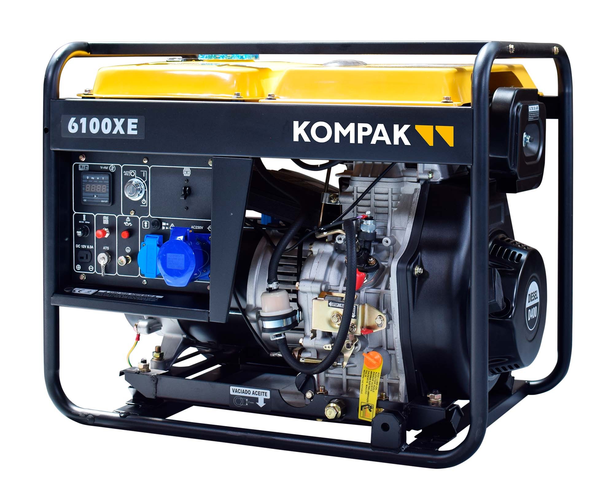 Generador Diésel Kompak 5,5 kw - KP-6100XE