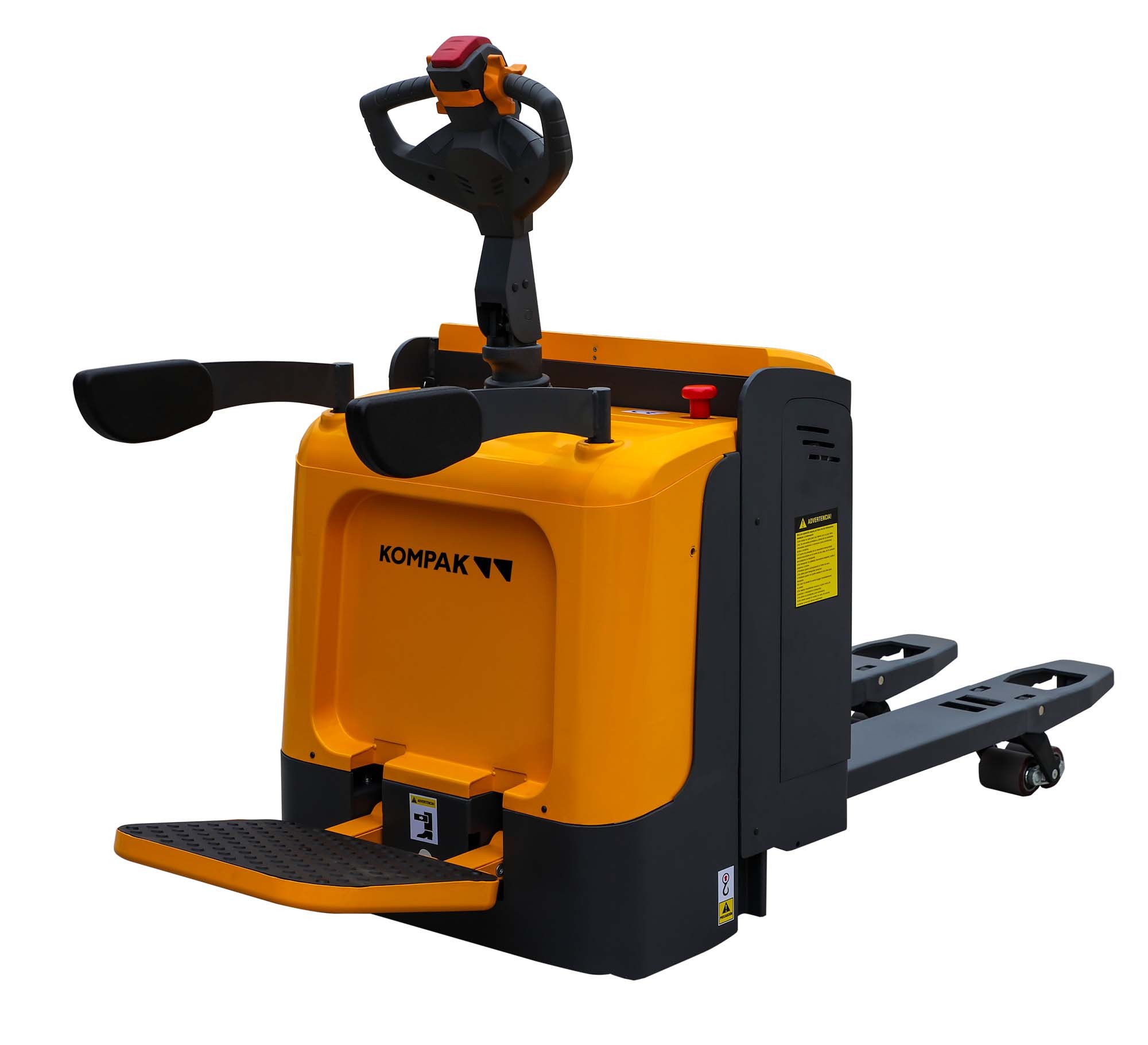 TRANSPALETA ELECTRICA CON PLATAFORMA 2000KG